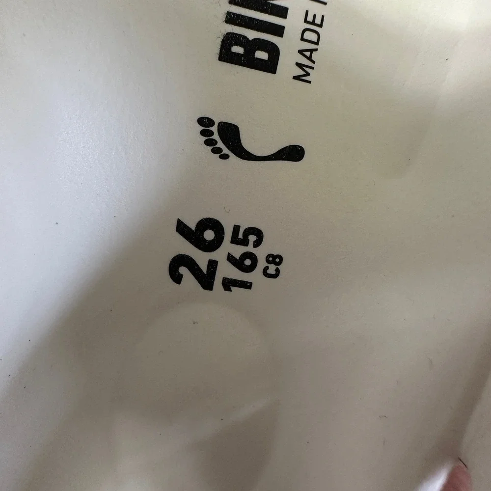 Birkenstock Milano EVA Sandals Kids 8 White EVA Waterproof Backstrap NEW
